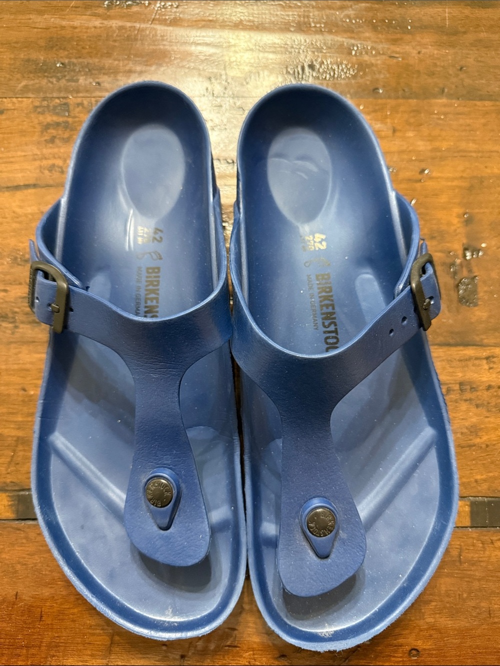 Birkenstock Blue EVA Gizeh Thong Sandals - Navy Tone